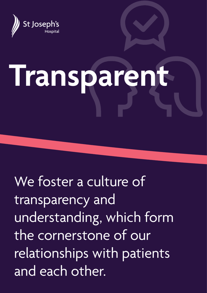 Values Poster - Transparent